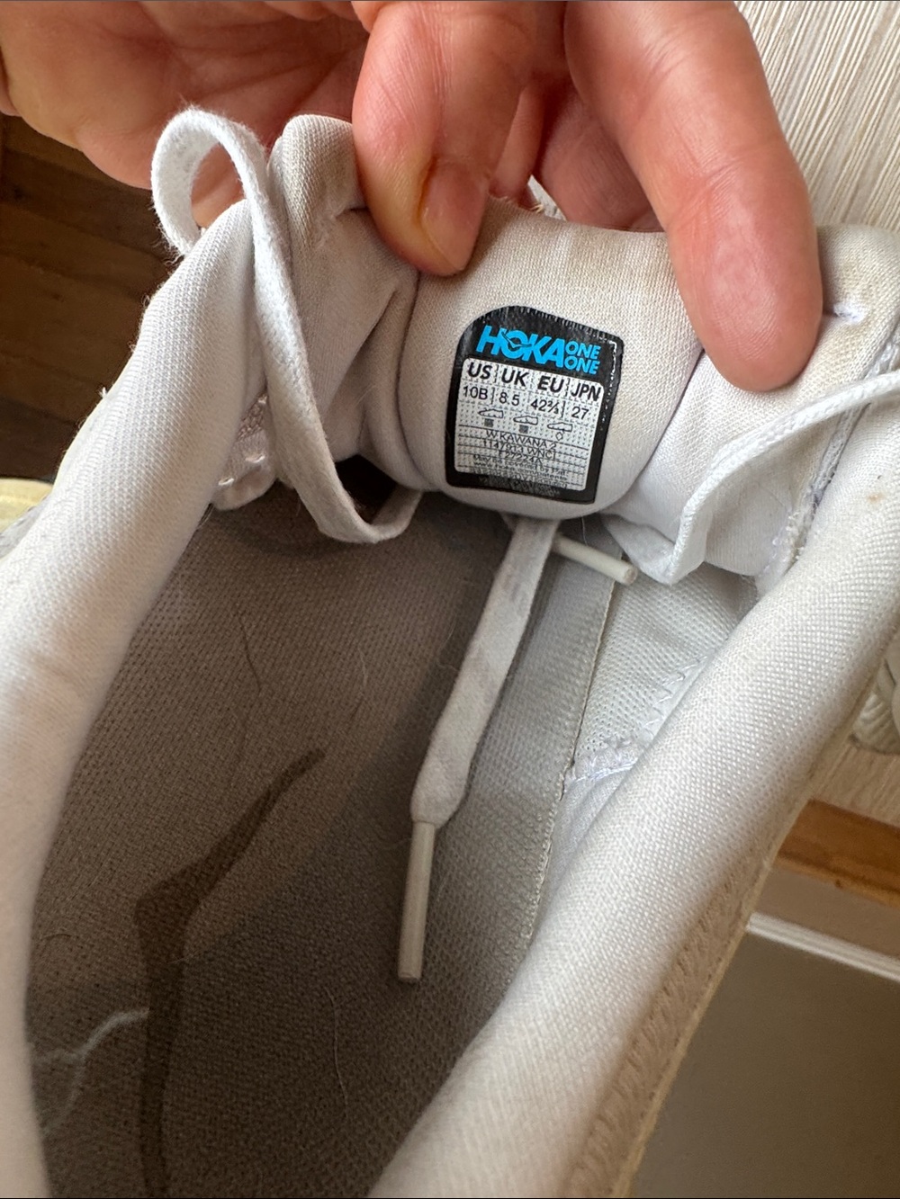 ⭐️HOKA Kawana Bright white Running shoes ⭐️ - Picture 7 of 9